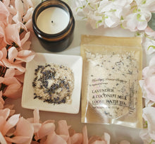 Load image into Gallery viewer, Lavender & Coconut Milk Bath Tea