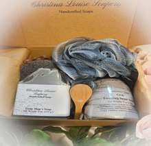 Load image into Gallery viewer, Gray Soap &amp; Scrub Gift Set
